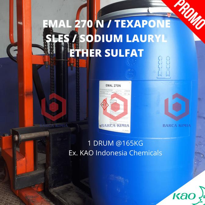 Sale Texapon / Emal 270 N / Sles 1 Drum Ex. Kao | Bahan Sabun Deterjen Termurah