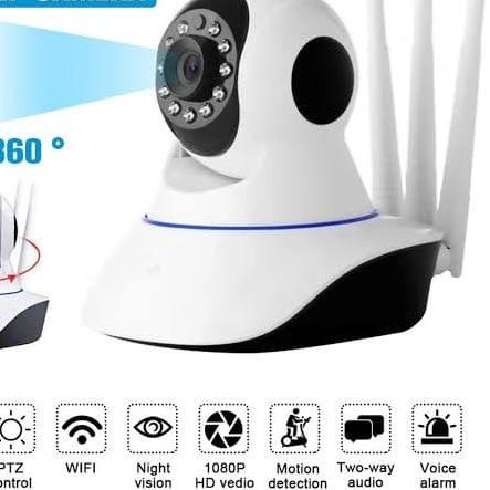 IP Cam Camera CCTV Dua Antenna 1080 HD Night Vision Like Spc