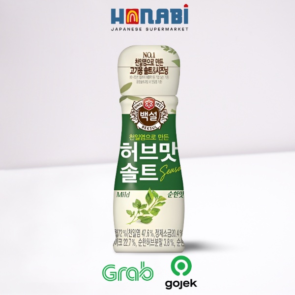 

Beksul Seasoning Herb Salt Mild 50g - Garam Herbal Mild Made In Korea
