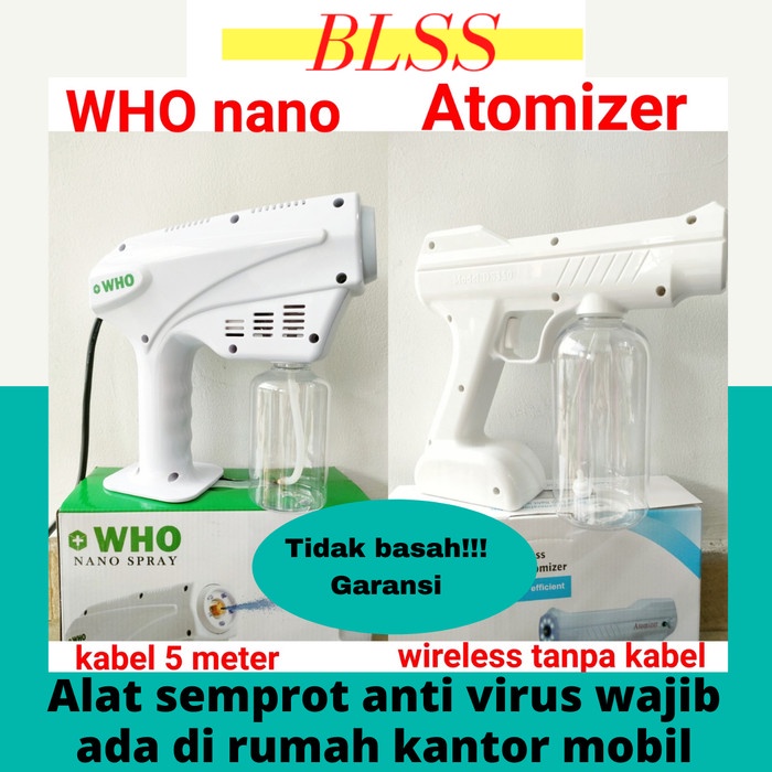 WHO Nano Spray Gun Disinfectant Alat Spray Anti Virus Original