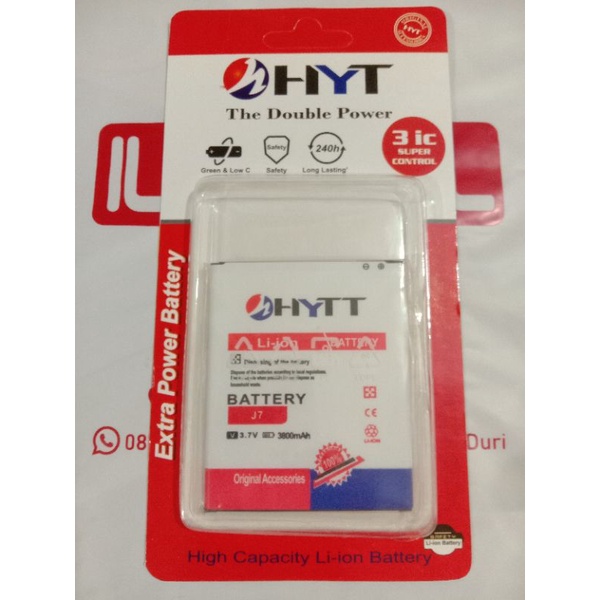 BATRE SAMSUNG J7 J700 J7 2015 / J7 CORE / J400 J4 2018 DOBEL POWER ORIGINAL HYT