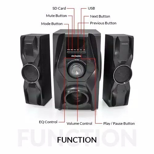 Speaker Simbadda CST 8000N PLUS + Remote