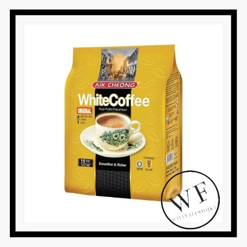

AIK CHEONG WHITE COFFEE/ INSTANT WHITE COFFEE / COFFEE 3IN1 600G 15S
