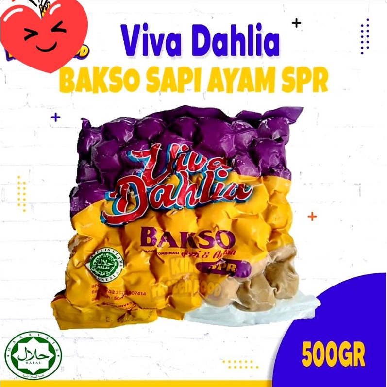 Jual Bakso Viva Dahlia 500gr Isi 50 Pcs Shopee Indonesia