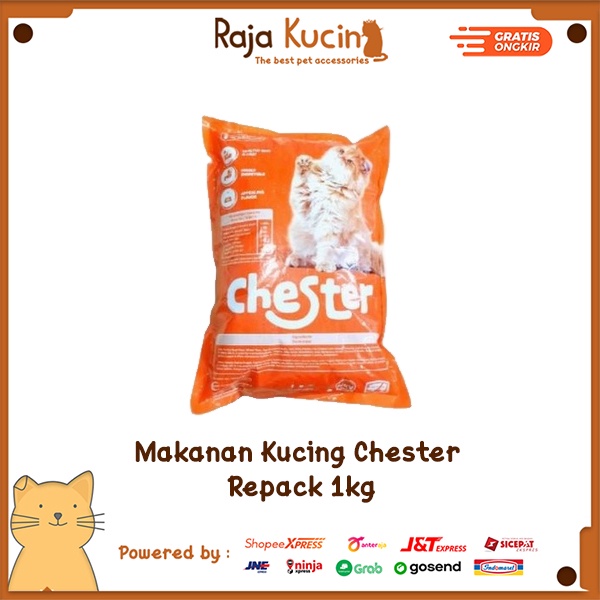 Makanan kucing Chester Repack 1kg