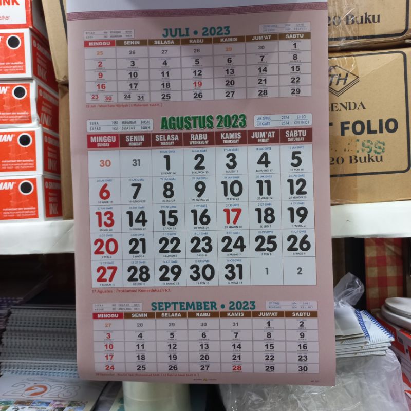 KALENDER KERJA SEMILUX 2024