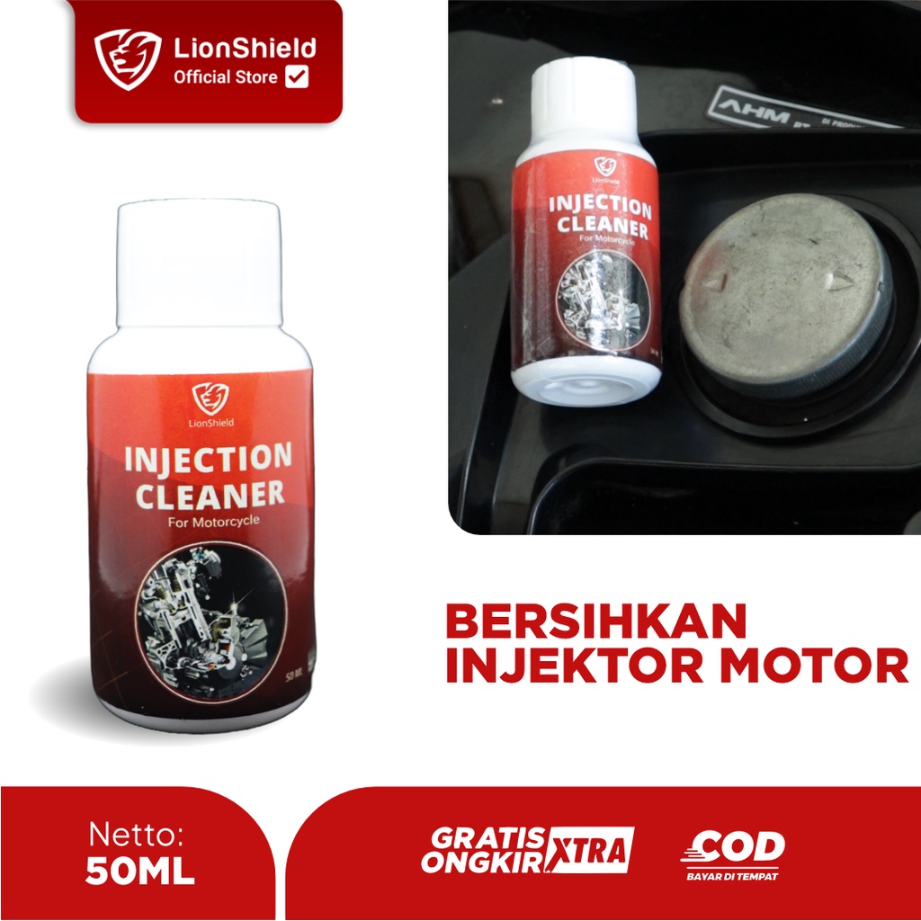 Jual INJECTOR CLEANER SEPEDA MOTOR LIONSHIELD INJECTION CLEANER 50 ML