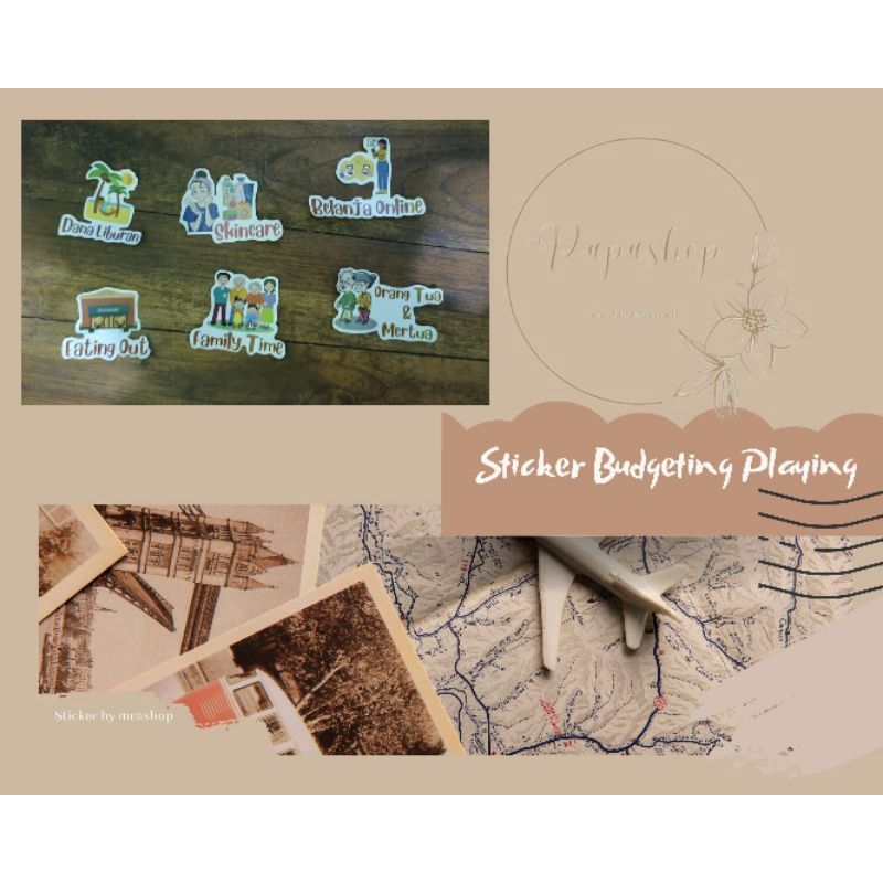 

Sticker Budgeting Keuangan Waterproof Glossy PLAYING (minimal pembelian 15pcs)