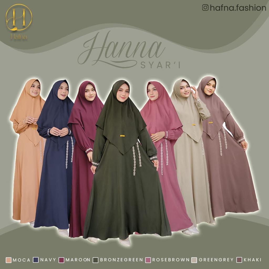TERBARU GAMIS HANNA SYARI BY HAFNA