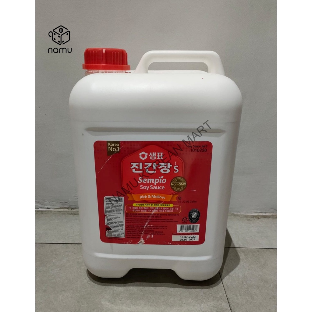 

Sempio Jin Ganjang 15L / Sempio Soy Sauce Jin S 15L / Soy Sauce / Kecap Asin