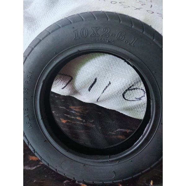 Ban skuter Listrik 10"x2 plus ban dalam