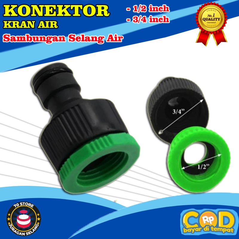 Jual Tap Adaptor Sambungan Connector Kran Air Ke Selang Drat Dalam