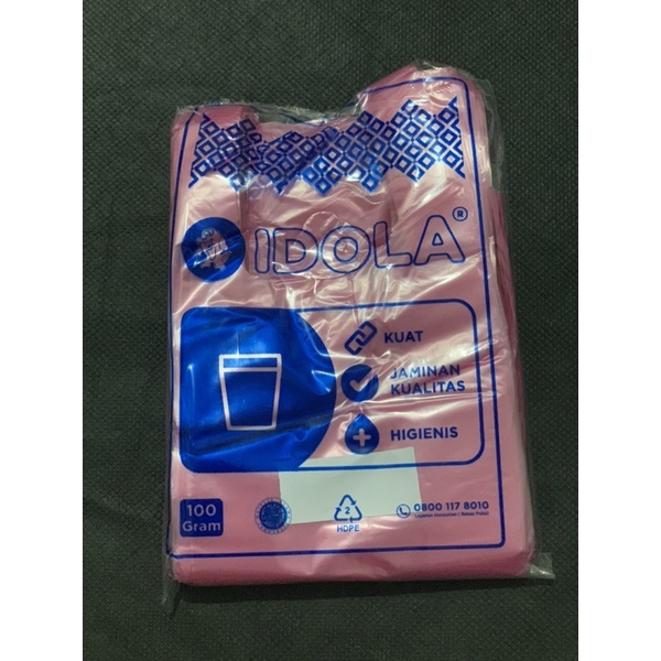 HCS - IDOLA Kantong Kresek Gelas 10x30 Warna Warni 1 Cup