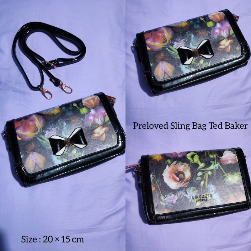 Preloved Sling Bag Ted Baker / Tas Ted Baker branded