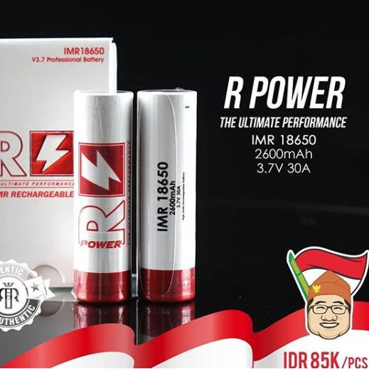 R Power Ultimate Performance - 18650 2600mAh 30A