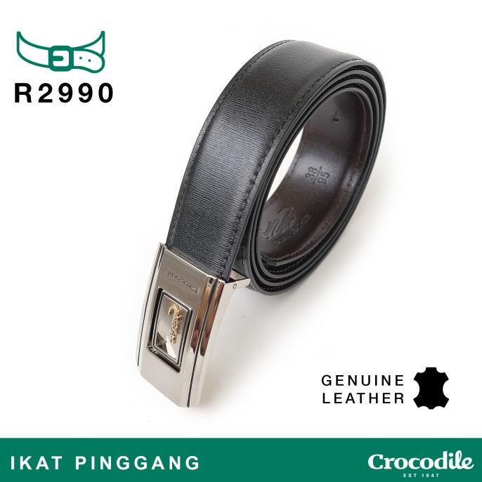 Crocodile R2990 - Ikat Pinggang Kulit Pria Leather Original