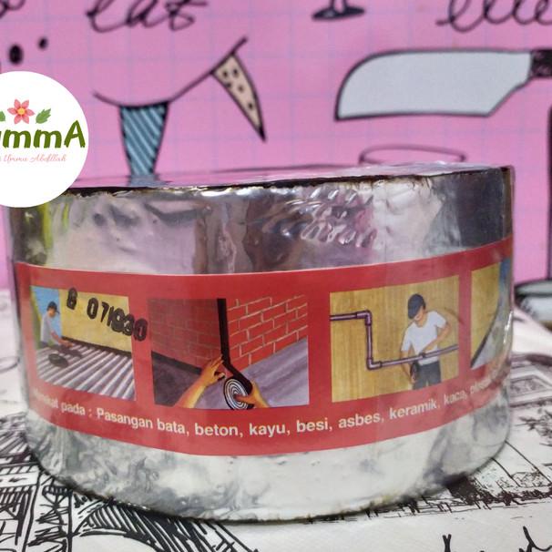 

Flashband 7,5 CM / Lakban Anti Bocor / Lem Atap Talang/ Penambal Bocor