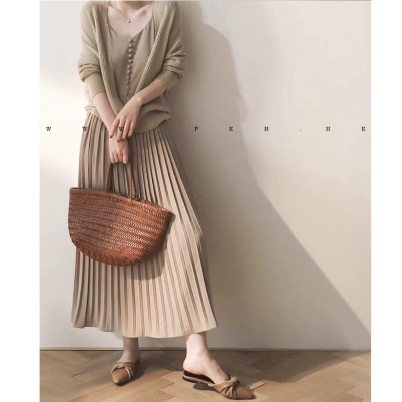 18121 Fashion Baju Maxi dress panjang tali plisket polos pesta kondangan luaran hijab Realpic terlar