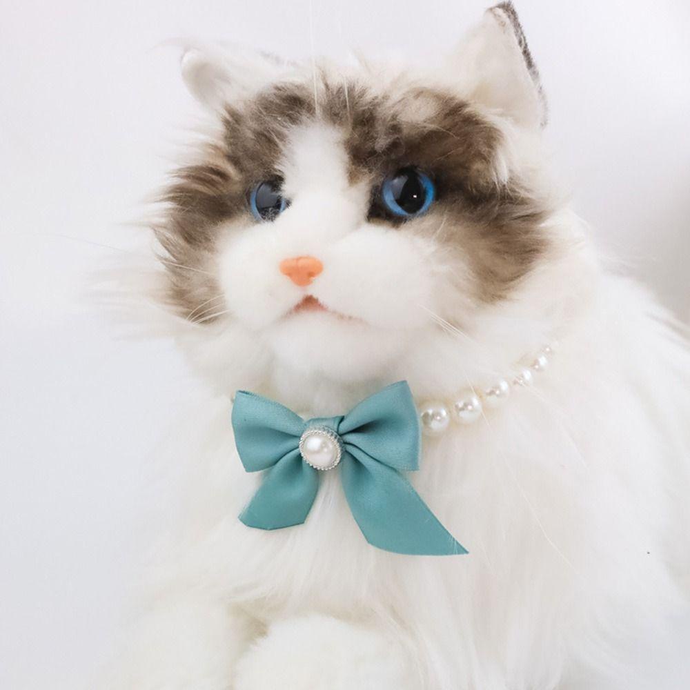 【 ELEGANT 】 Pet Collar Gift Lovely Pet Decorative Kitten Puppy Pet Accessories Jewelry Cats Collar