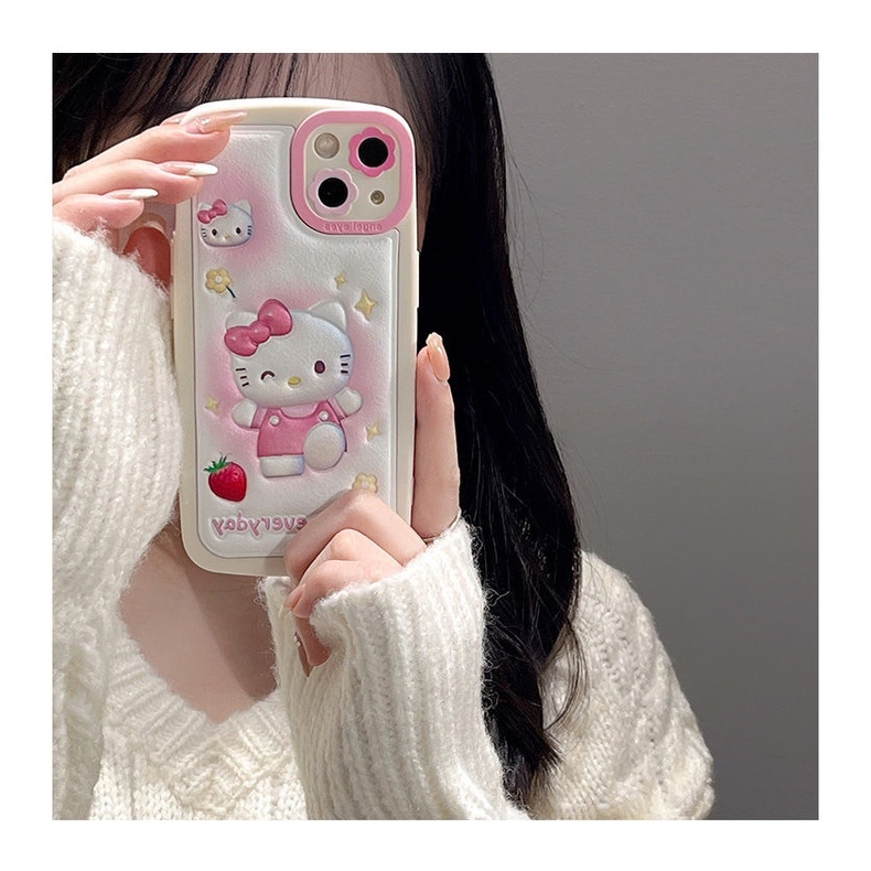 Soft Case Hp Gambar Kartun Anjing / Kucing Untuk IPhone 12 / 13 / 14 / 11promax Vvcdfc
