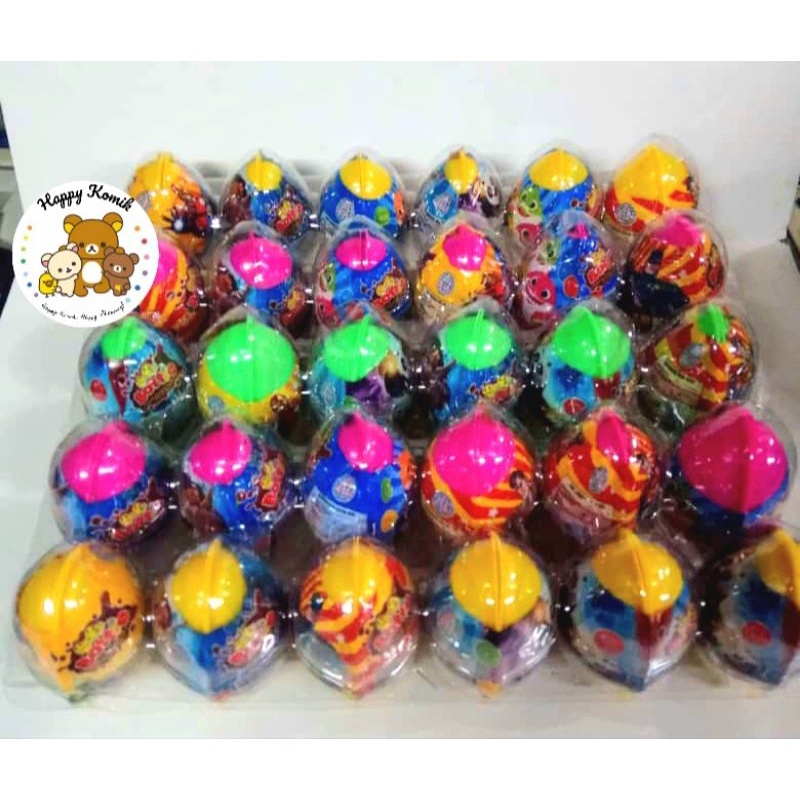 

Permen Cemilan Snack Telur UFO Ajaib Mainan Anak Murah (isi 30 pcs)