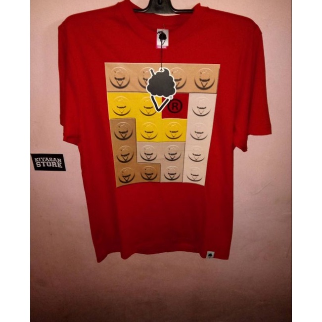 Sunday sunday co brick by brick red size M kaos ssundayyco official kaos sundaysundayco original kao