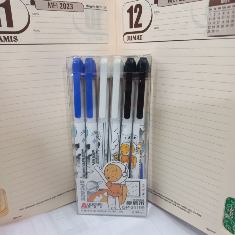 

12PCS PULPEN HAPUS AODEMEI 0.5MM