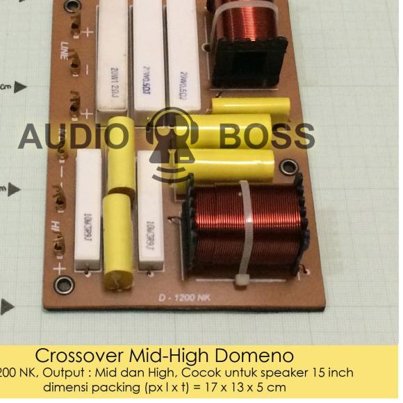 Crossover Pasif Mid High Domeno / Crossover Output Mid High D-1200 NK