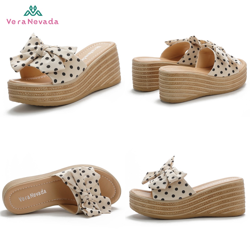 Ivony Seivona - VN1160 Vera Nevada Kaesha Sandal Wedges Wanita