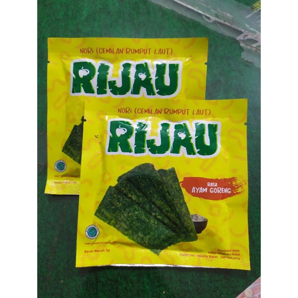 

Nori Cemilan Rumput Laut Rijau