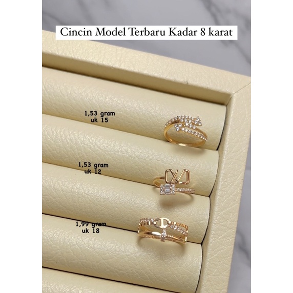 cincin emas perhiasan emas Cincin Model Baru