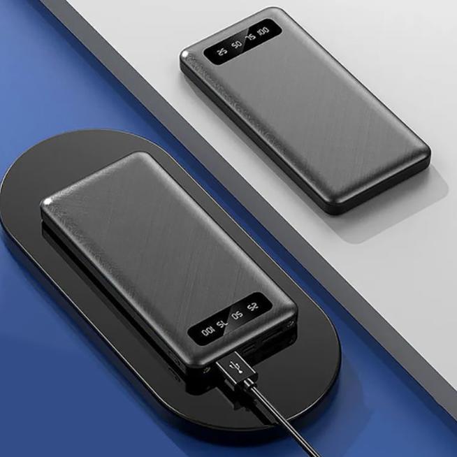 Power Bank Dual USB LCD BASIKE 10000 mAh Mini Murah Fast Charging 2 - 10000 mah
