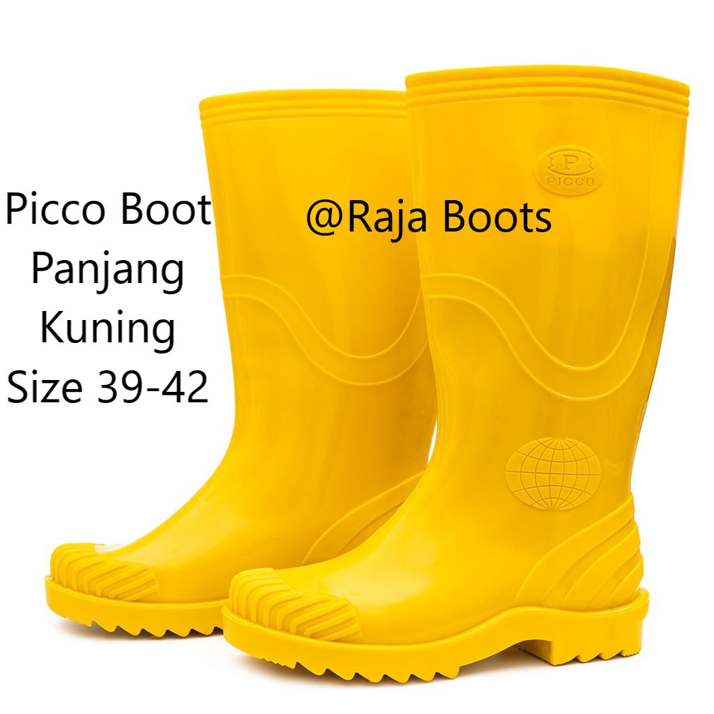 Sepatu Boot Panjang Kuning Picco Boot Proyek Picco