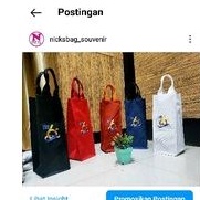 tas botol minum 2 liter sablon custom totebag jinjing tempat minum 2 liter