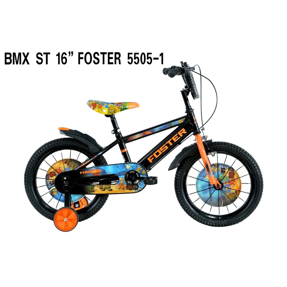 Sepeda Anak Cowok Bmx Ukuran 16 inch Foster Ban Pompa