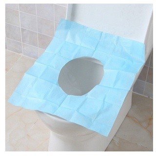 Travel Toilet Seat Cover Disposable Alas Duduk Kloset Toilet Plastik - PLASTIK
