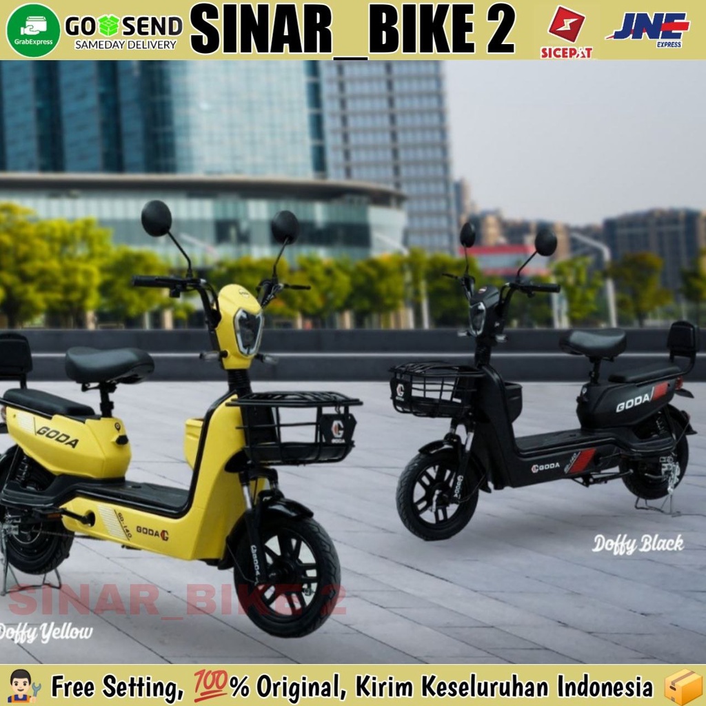 Sepeda Listrik  Goda Golden Monkey 140 &amp; Goda 147B 147 facelift 500 Watt  E-Bike