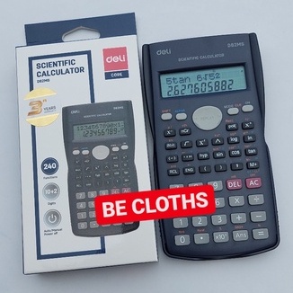 

Deli D82MS Kalkulator Scientific Ilmiah Kuliah D82 MS Sekolah 240 Functions Garansi Resmi