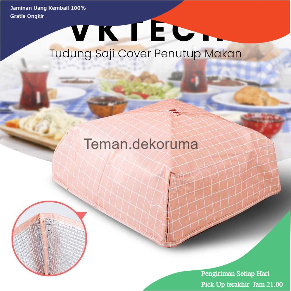 TD - PR VKTECH Tudung Saji Cover Penutup Makan Aluminium Foil Cover 37cm - LF-09