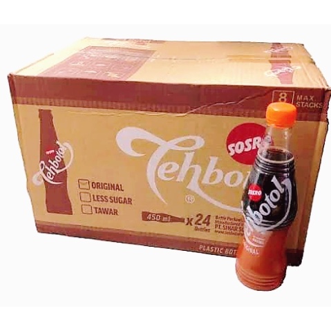 Minuman Teh Botol Sosro 350ml dan 450ml