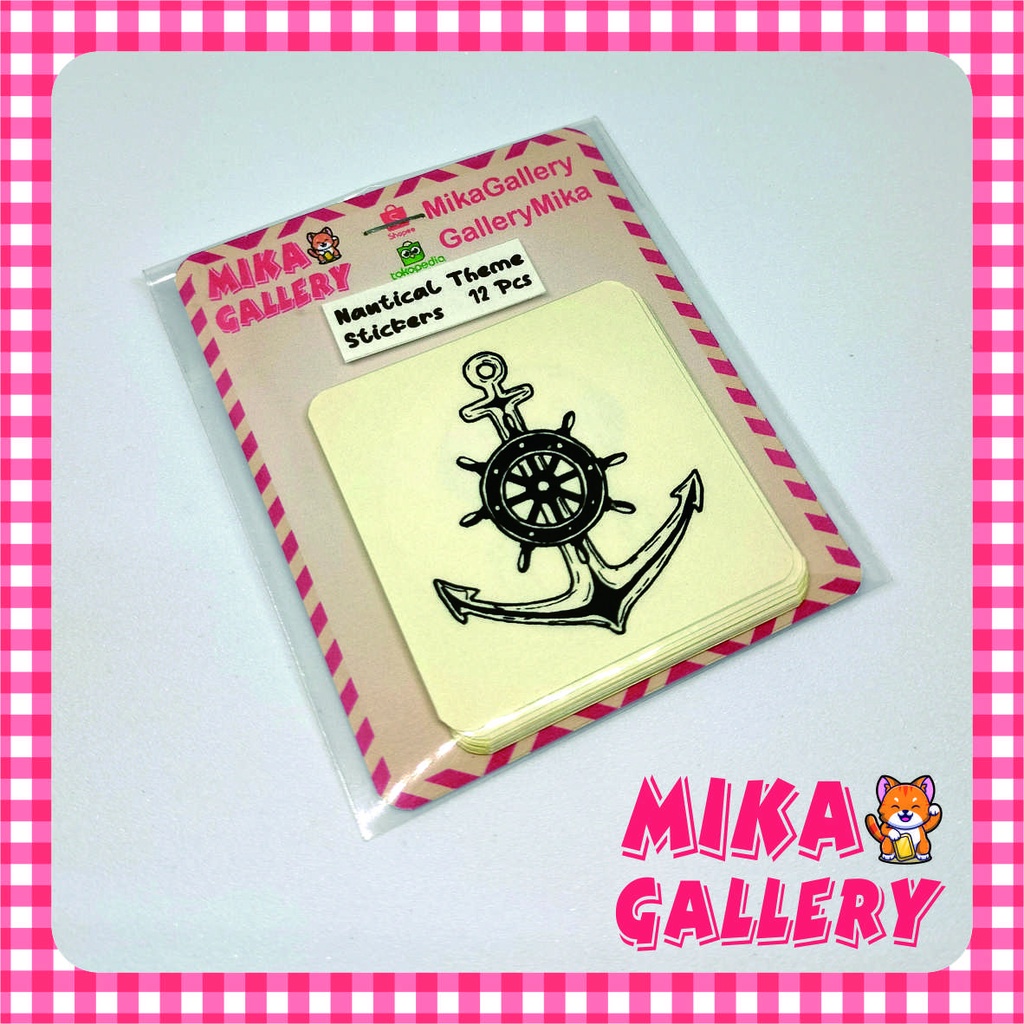 

Sticker Nautical Stiker Tema Laut Stiker Scrapbook Lucu Murah