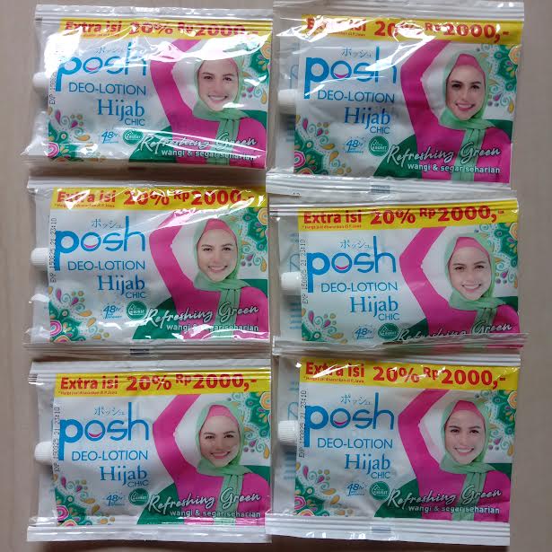 COD Posh Deo Lotion Renceng Sachet 1 PCS Girl Men Whitening Active Cool Deodoran Cewek Cowok