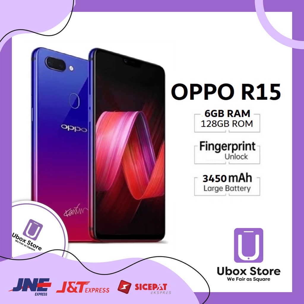 Oppo R15 RAM 8/128 GB Garansi 1 Tahun