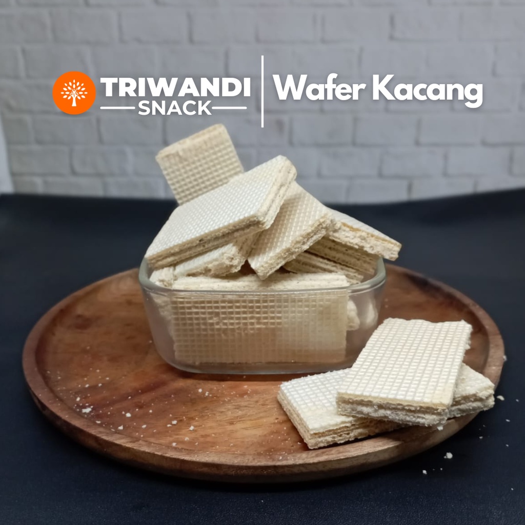 

Wafer Kacang 100 - 250 gr TRIWANDI SNACK oleh oleh bandung