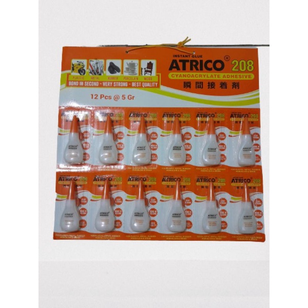 

lem power glue atrico isi 12 pcs