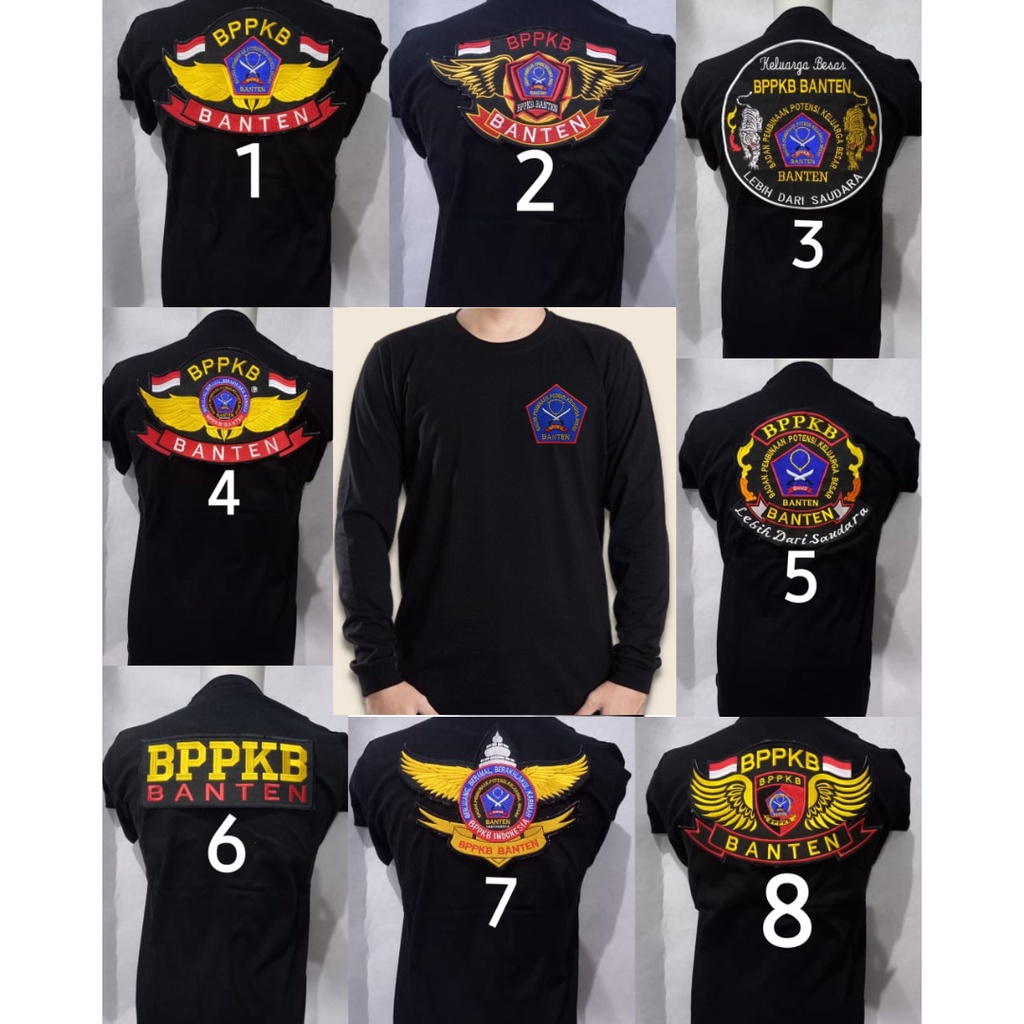 KAOS BPPKB TANGAN PANJANG BORDIR DEPAN BELAKANG