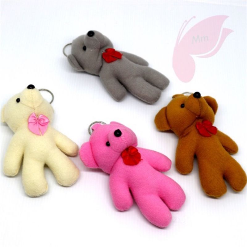 Gantungan Tas Motif Bear Lucu Bahan Lembut Premium Fashion Terbaru Terlaris Gantungan Mainan Kunci