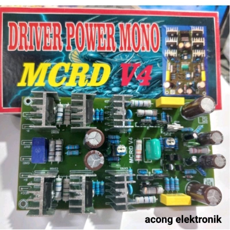 kit drever amplifier mcrd V4 sub low