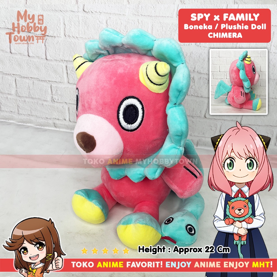 Boneka Anya Forger Chimera Spy X Family Karakter Anime Cosplay