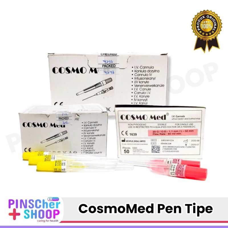 COSMOMED/ HEXACARE IV CANULA PEN TIPE SATUAN